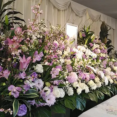 新生葬祭で葬儀を行なった写真