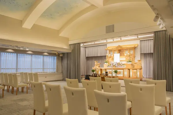 サン・ライフ(小田原式典総合ホール)で葬儀を行なった写真