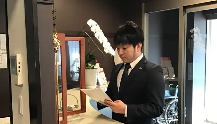 イヨダ（箱根風祭会館）で葬儀を行なった写真