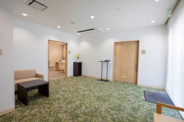 サン・ライフ(しぶさわファミリーホール)で葬儀を行なった写真