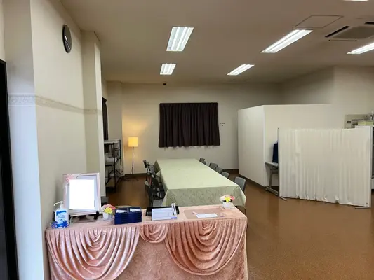 旭斎場で葬儀を行なった写真