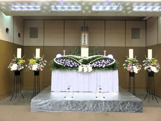 株式会社せれもにで葬儀を行なった写真