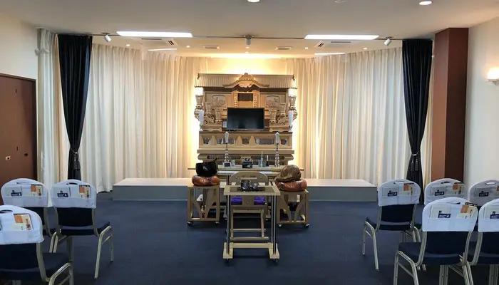 小さなお葬式 宇治ホールで葬儀を行なった写真