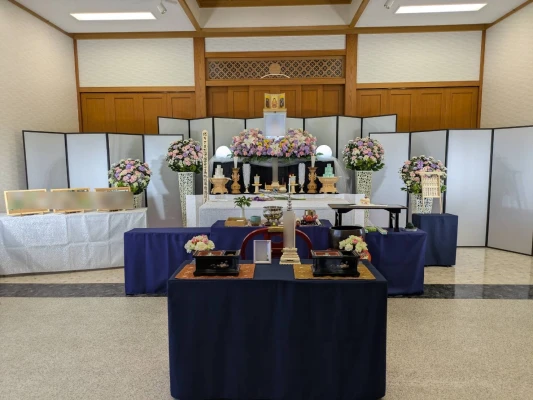 みのり葬祭（多摩営業所）で葬儀を行なった写真