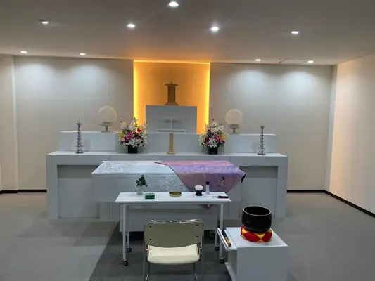 家族葬ホールさくらで葬儀を行なった写真