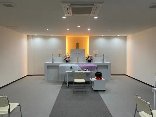 家族葬ホールさくらで葬儀を行なった写真