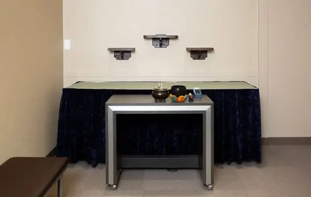 玉泉院 南熊本本館で葬儀を行なった写真