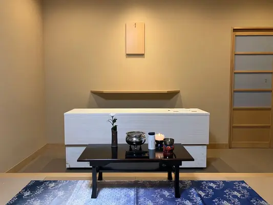 かずやコスメディア　家族葬ホール高瀬で葬儀を行なった写真