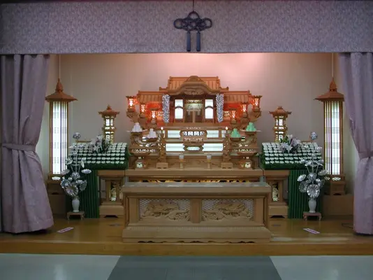 富士市斎場で葬儀を行なった写真