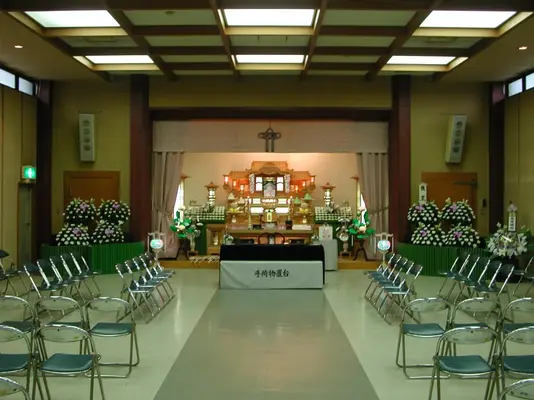 富士市斎場で葬儀を行なった写真