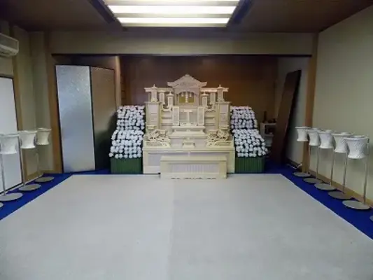 四日市市北大谷斎場で葬儀を行なった写真