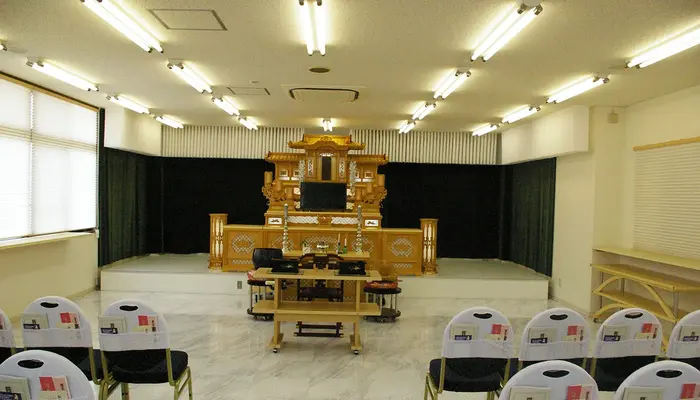 小さなお葬式 おごとホールで葬儀を行なった写真