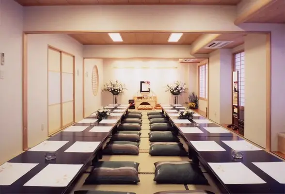 アスカ（長生法輪閣）で葬儀を行なった写真