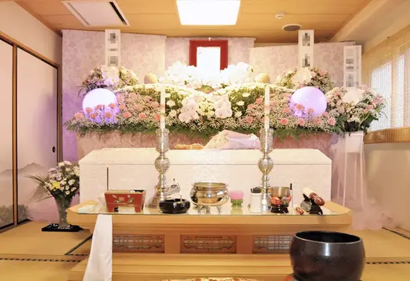 光花苑（プライマリーホールたかね）で葬儀を行なった写真