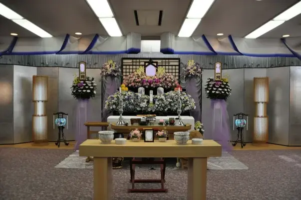 光花苑（プライマリーホールたかね）で葬儀を行なった写真