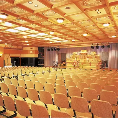 長全寺会館飛雲閣で葬儀を行なった写真