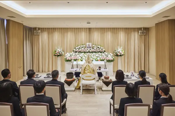 博全社(クリスタ千葉)で葬儀を行なった写真