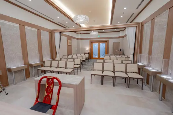 桐ヶ谷斎場で葬儀を行なった写真