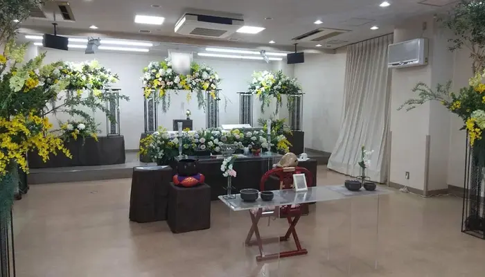 一休庵 久保山式場で葬儀を行なった写真