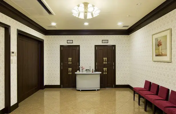 泉ほうさい殿で葬儀を行なった写真