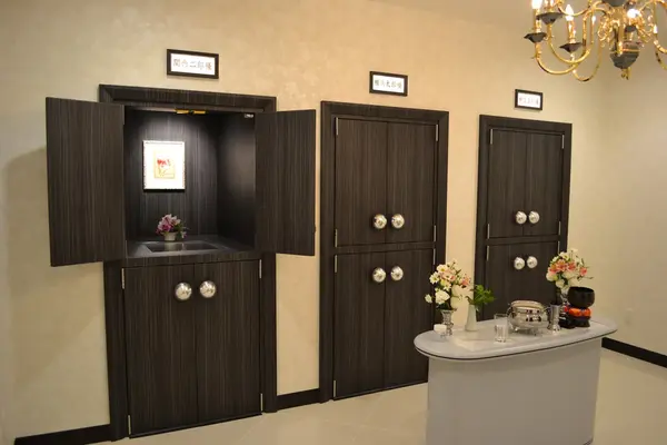 関内ほうさい殿で葬儀を行なった写真