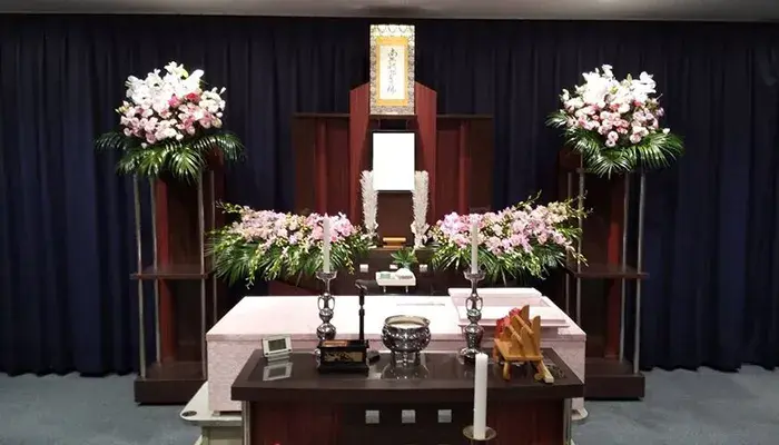 イヨダ（国府津会館英）で葬儀を行なった写真