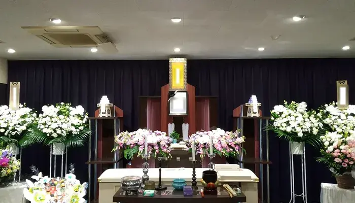 イヨダ(国府津会館英)で葬儀を行なった写真