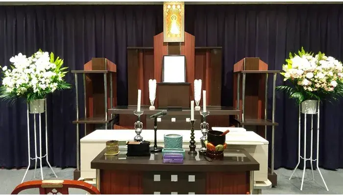 イヨダ(国府津会館英)で葬儀を行なった写真