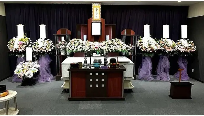 イヨダ(国府津会館英)で葬儀を行なった写真