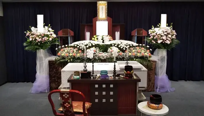 イヨダ(国府津会館英)で葬儀を行なった写真