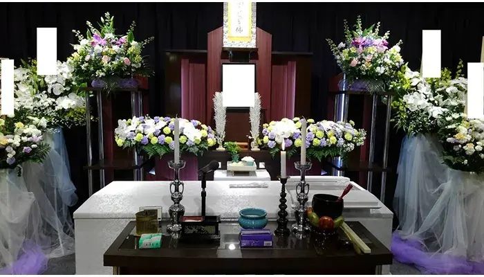 イヨダ(国府津会館英)で葬儀を行なった写真