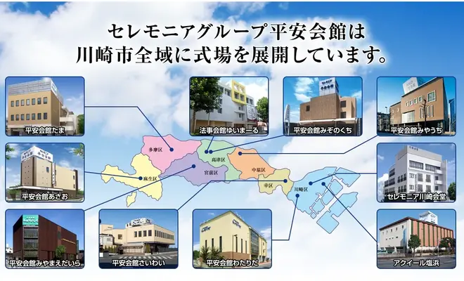 平安会館あさおで葬儀を行なった写真