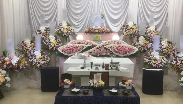 家族葬のあかりびで葬儀を行なった写真