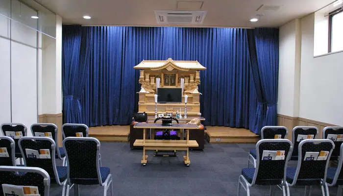 小さなお葬式 桂ホールで葬儀を行なった写真