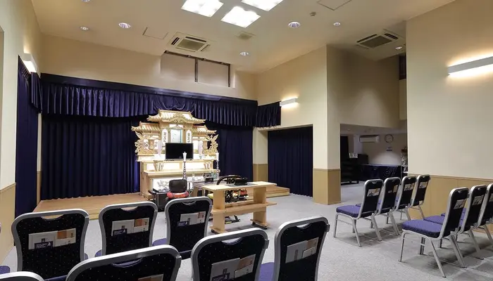 小さなお葬式 らくさいホールで葬儀を行なった写真