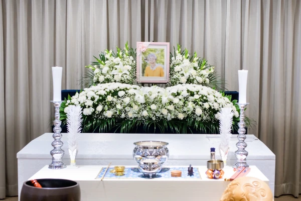 自由に家族葬 八王子左入町で葬儀を行なった写真