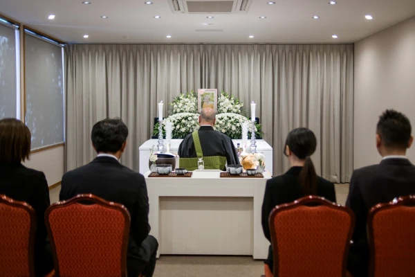 自由に家族葬 八王子左入町で葬儀を行なった写真