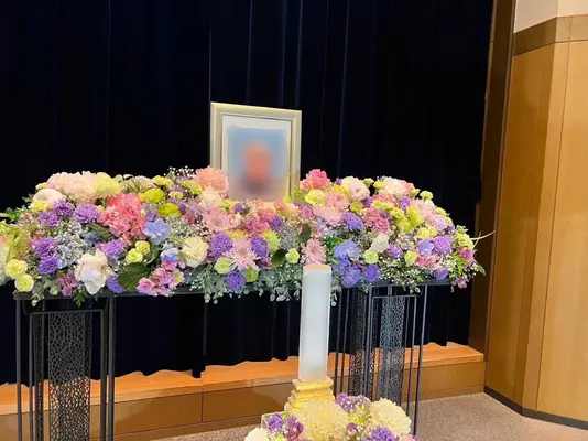 フラワリングセレモニー花見川営業所で葬儀を行なった写真