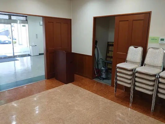 羅漢会館で葬儀を行なった写真