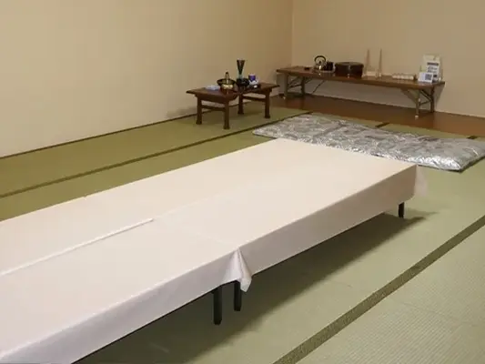 斎場ホール久宝園で葬儀を行なった写真