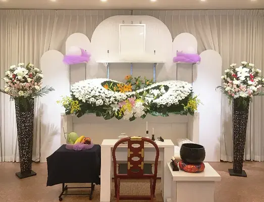 宗教法人　寿和寺（ジュンナイジ会館）で葬儀を行なった写真