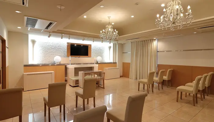 小さなお葬式 枚方伊加賀ホールで葬儀を行なった写真