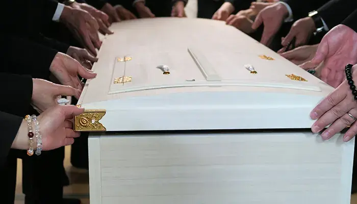 八尾市立斎場で葬儀を行なった写真