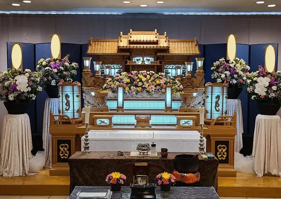 平安メモリアル　大和営業所で葬儀を行なった写真