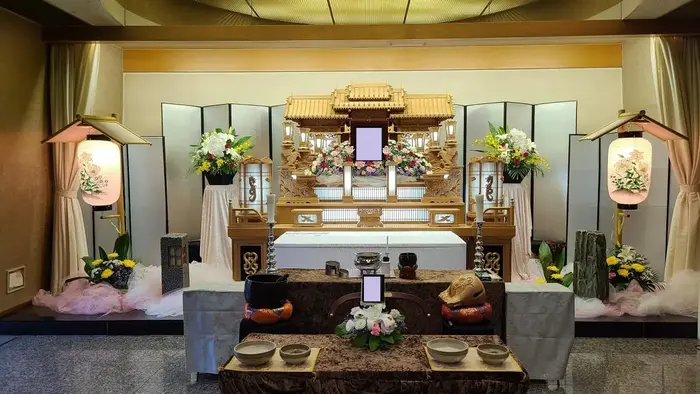 平安メモリアル　大和営業所で葬儀を行なった写真