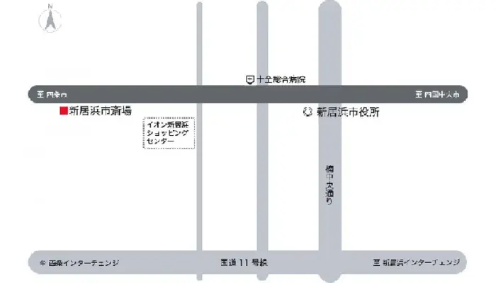 新居浜市斎場で葬儀を行なった写真