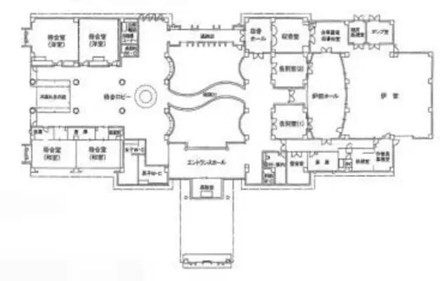 大洲市斎場肱陵苑で葬儀を行なった写真