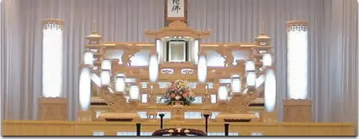 高槻市立葬祭センターで葬儀を行なった写真