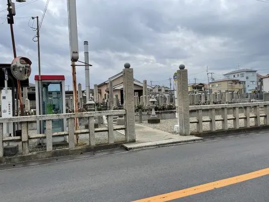 黒山火葬場で葬儀を行なった写真