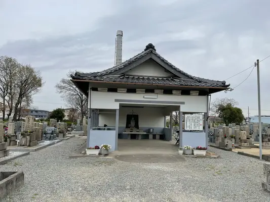 浜寺船尾共有火葬場で葬儀を行なった写真